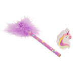 OOTB Bleistift mit Radiergummi Flauschiges Einhorn