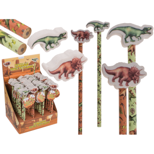 OOTB Bleistift mit Radiergummi Dinosaurier