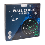 OOTB Wanduhr Space leuchtet im Dunkeln