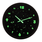 OOTB Wanduhr Space leuchtet im Dunkeln
