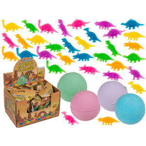 OOTB Sprudelnde Kugel mit Dinosaurier-Figur