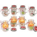 OOTB Kerze im Einmachglas Weihnachtsmotive