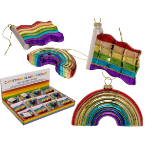 OOTB Glasanhänger  für den Weihnachtsbaum Pride