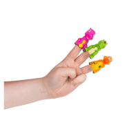 Fingerpuppen, Cartoon-Dinosaurier, 6-8 cm,