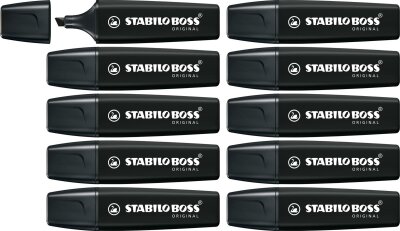 STABILO BOSS ORIGINAL NatureCOLORS Marker schwarz