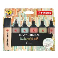 STABILO BOSS ORIGINAL NatureCOLORS 6er Etui