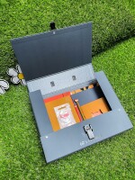 Interdruk Heftbox mit Griff für Kinder BeBe Friends blau