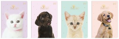 Interdruk Schreibheft A5 kariert 32 Blatt 70g/m²  Puppy Sign