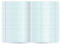 Interdruk Notizheft A5 kariert 80 Blatt 70g/m² 1...