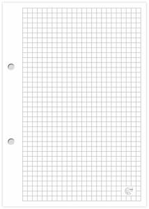 Interdruk Ringbucheinlagenblock A4 kariert 100 Blatt