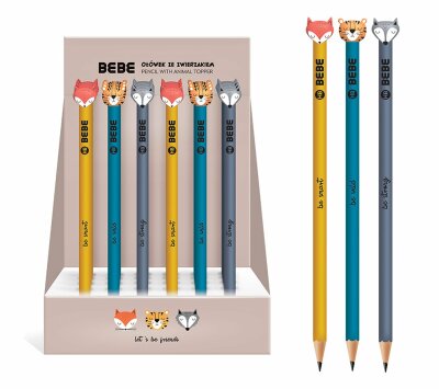 Interdruk Bleistift mit Topper BeBe Friends Boys in 3 Motiven