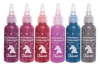 Interdruk Glitzerkleber 3D 50ml Einhorn