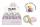 Dekoratives Masking Tape Glitzer/Pastellfarben 5m