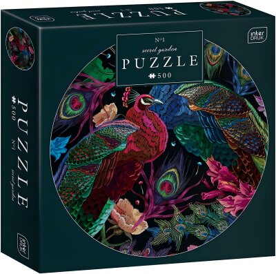 Interdruk Puzzle 500 Teile Runden Secret Garden 1
