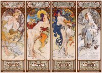 Interdruk Puzzle 1000 Teile Kunst 1 Mucha