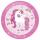 Partyteller Einhorn D21cm  wiederverwendbar,, Procos PROCOS