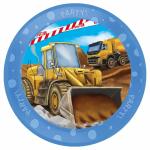 Partyteller Construction  D21cm, wiederverwendbar,,...