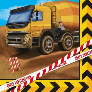 Servietten 33x33cm  Construction 20er FSC-Mix, 2-lagig,, Procos PROCOS
