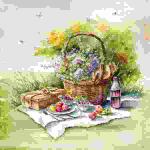 Serviette 33x33cm  Picnic Estivo, 3-lagig, 20...