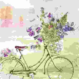 Serviette 33x33cm  Summer Ride, 3-lagig, 20 Stück,, ti-flair; Jet JET PAPIER GMBH