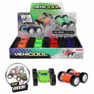 Überschlagauto 9cm  4fach sortiert, ab 3 Jahren,, Fun Unlimited FUN UNLIMITED