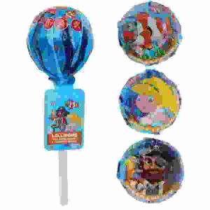 Riesenlolly XL  Waterworld 15 Lollies, enthält 15 Lutscher einzeln verpackt mit Cola-, Zitronen-,, Orangen-, und Erdbeergeschmack,, Beckys Iden-Berlin