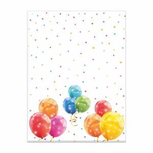 Tischdecke Sparkling  Ballons 120x180cm, Procos PROCOS