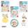 Fisher-Price Sensimals  OPP Peg sortiert, Aktivitätsspielzeuge,, Silikonbeißring in Hasenform mit seidenweichen Ohren,, Axolotl-Drehspielzeug mit Rasselperlen,, Klacker-Gans mit einem Verbindungsring, MATTEL GMBH