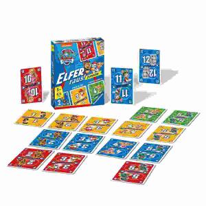 Kartenspiel Paw Patrol  Elfer raus! Junior, 80 Zahlenkarten, ab 5 Jahren,, Ravensburger RAVENSBURGER