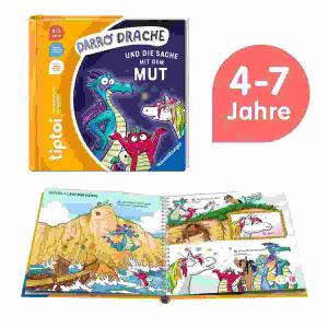 tiptoi Darro Drache und  die Sache mit dem Mut, 4-7 Jahren,, Ravensburger RAVENSBURGER