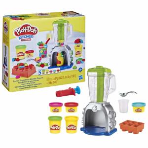 Play-Doh Kitchen  Creations, Swirlin Smoothies Blender Playset, Knete: 2x57g, 3x28g,, ab 3 Jahren, Hasbro HASBRO EUROPEAN