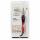 Brennmalstift 19x3cm rot  schwarz, EU-Stecker, 30 Watt, max. 500°C, hitzeisolierter Griff,, Ständer zum Auflegen des Brennstifts,, mit 7 auswechselbaren Metallnadeln für Schrift und Motiven,, zum Einbrennen in Kork, Leder und Holz,, Creativ Company CREATI