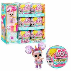 L.O.L. Surprise! Water  Balloon Surprise Tots PDQ, Püppchen mit 10 Wasserballons, Accessoires, Trinkflasche, zum Füllen der Wasserballons, ab 3 Jahren, MGA MGA