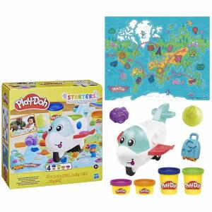 Play-Doh Starters  Airplane Explorer, Knete: 2x57g, 2x28g, ab 3 Jahren, Hasbro HASBRO EUROPEAN