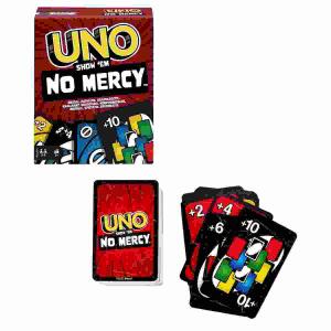 Kartenspiel UNO No Mercy  UNO mit zahlreichen zusätzlichen Karten mit härteren Strafen MATTEL GMBH