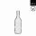 Flasche Rioja 50x15cm  transparent Edelman