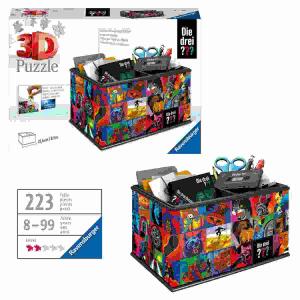 3D Puzzle Die drei ???  Aufbewahrungsbox, 223 Teile, 26,6x13,5x15,5cm, ab 8 Jahren,, Ravensburger RAVENSBURGER