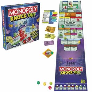 Monopoly Knock out  2-8 Spieler, Spieldauer 20min, ab 8 Jahren, Hasbro HASBRO EUROPEAN