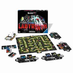 Brettspiel Die drei ???  Labyrinth Team Edition, ab 8 Jahren,, Ravensburger RAVENSBURGER