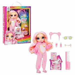 Junior High PJ Party  Fashion Doll Bella pink, Modepuppe mit vielen Accessoires, ab 3 Jahren,, MGA MGA