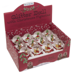 OOTB Schneekugel Rentier & Weihnachtsmann