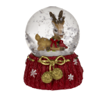 OOTB Schneekugel Rentier & Weihnachtsmann