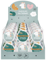 2x Interdruk Stickerrolle/Aufkleberrolle Kinder 2 Motive