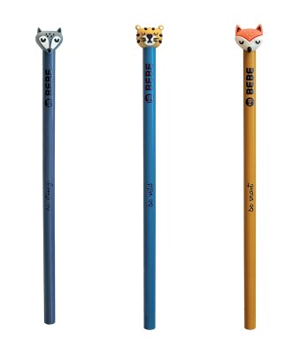 Interdruk 3x Bleistift mit Topper BeBe Friends Boys in 3 Motiven