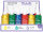 Interdruk 4x Dekor-Metallic-kleber in 4 Farben