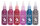 6x Interdruk Glitzerkleber 3D Einhorn in 6 Glitterfarben a 50ml