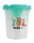 Interdruk Wasserbecher mit Spritzschutz Pinselablage für 150ml