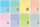 Interdruk 10x Notizheft A5 liniert 32 Blatt Colored Line 90g/m² BeBe