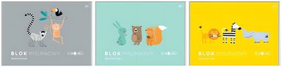 10x Interdruk Zeichenblock A3 20 Blatt 120g/m² BeBe Kids