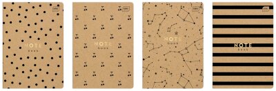Interdruk 10x Notizheft Notizheft A5 kariert 32 Blatt